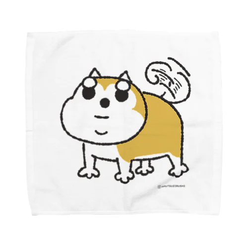 しっぽ振りふり柴犬かフゥちゃん Towel Handkerchief