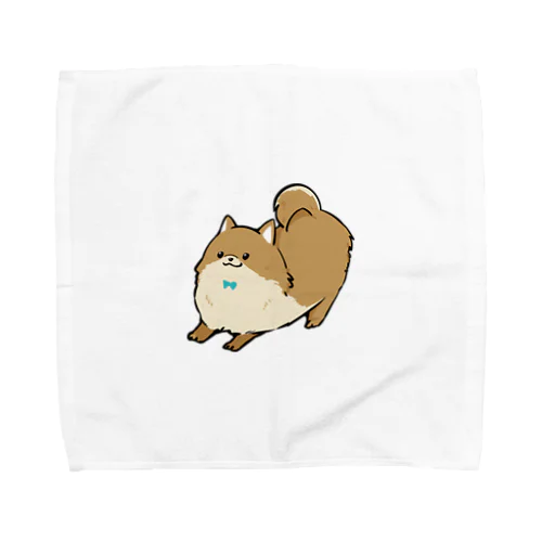 あそびポメ Towel Handkerchief