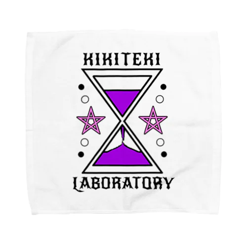 砂時計 紫×ピンク Towel Handkerchief