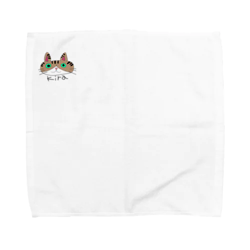 キジ猫きら Towel Handkerchief