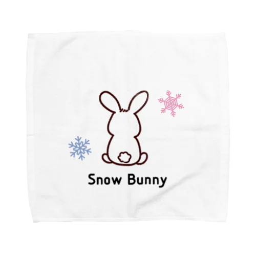 Snow Bunnyシリーズ Towel Handkerchief