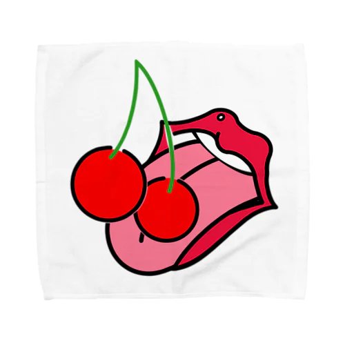 Cherry kiss Towel Handkerchief