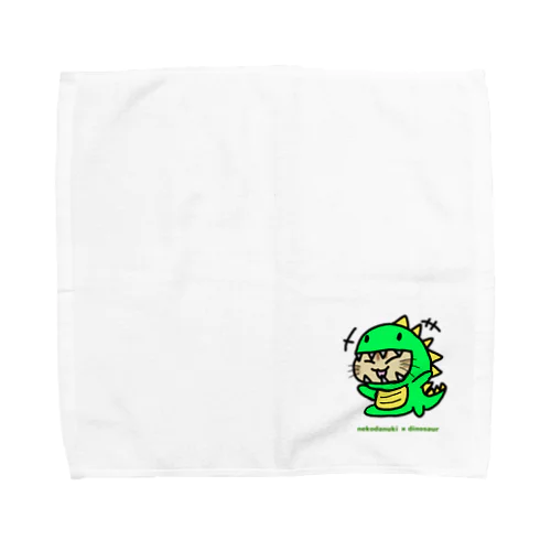 ねこだぬきザウルス ① Towel Handkerchief