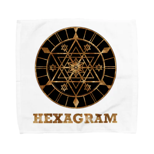 Hexagram Towel Handkerchief