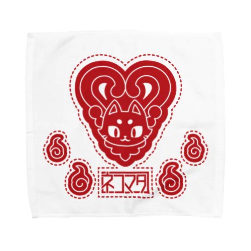 猫又ロゴ Towel Handkerchief