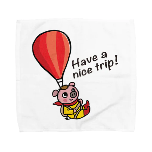 Have a nice trip! タオルハンカチ