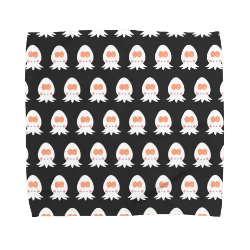 ヤマタロウヤドリツノムシさんが沢山❗️ブラック Towel Handkerchief