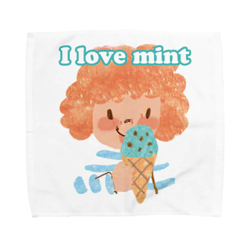i love mint Towel Handkerchief