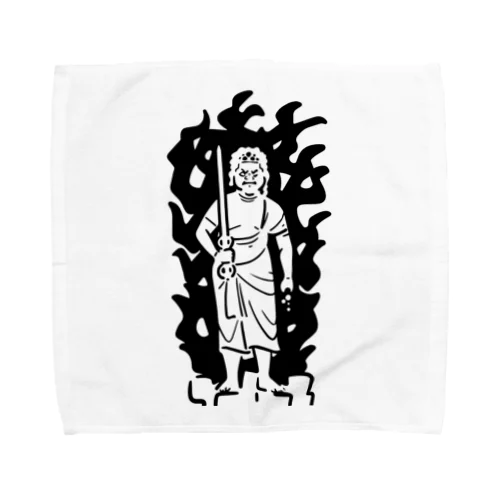 不動明王（ふどうみょうおう、梵: अचलनाथ acalanātha） Towel Handkerchief