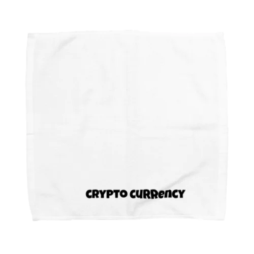 crypto currency横 タオルハンカチ