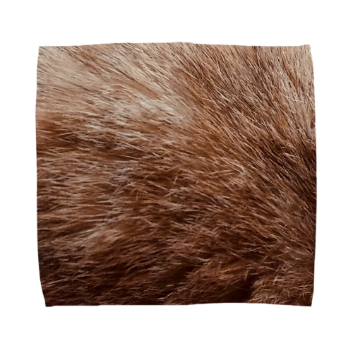 猫の毛柄 Towel Handkerchief
