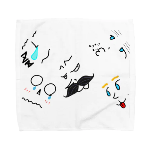 顔・しゅ〜ご〜 Towel Handkerchief