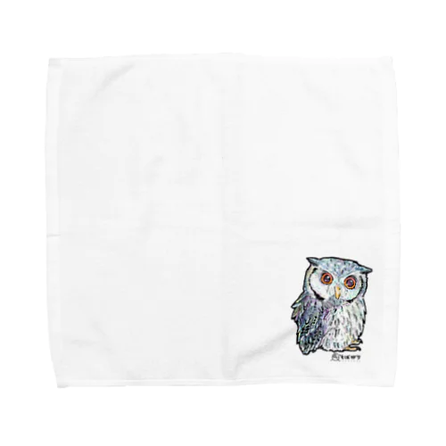 アフリカオオコノハズク Towel Handkerchief