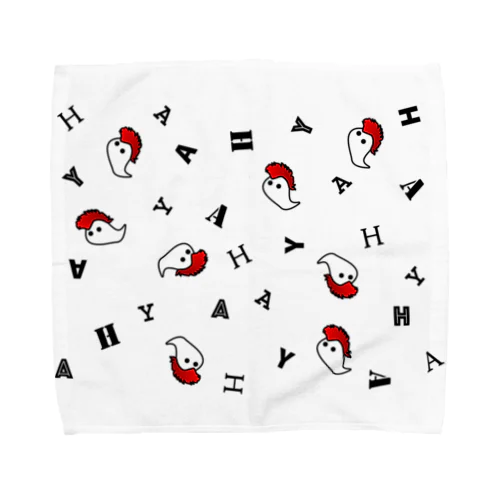 ヒャッハーって言いそうなおばけ パターン Towel Handkerchief