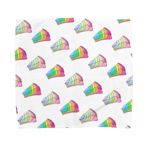 rainbow cake  Towel Handkerchief