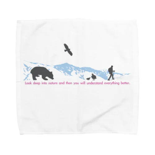 日本アルプス登山 Towel Handkerchief