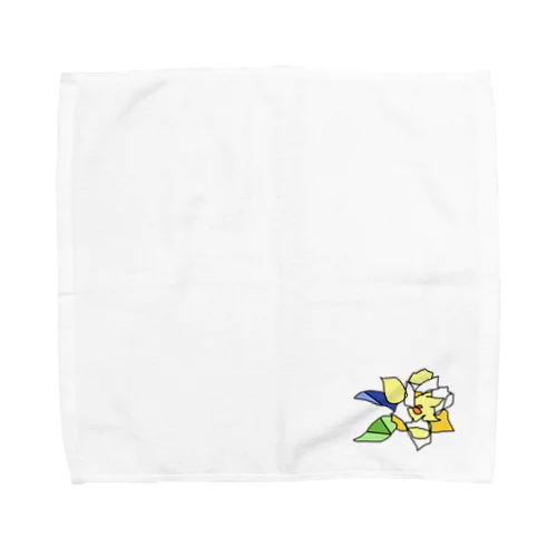 6/30 誕生花「クチナシ」 Towel Handkerchief