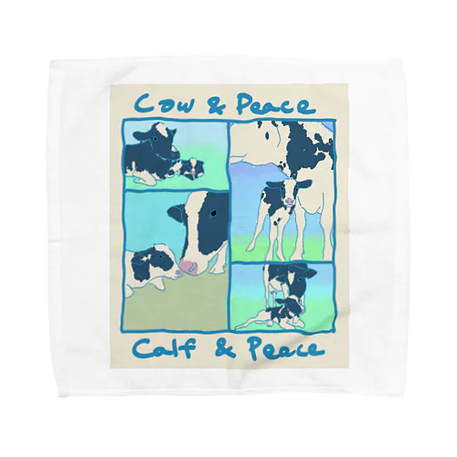 Cow&Peace Calf&Peace タオルハンカチ