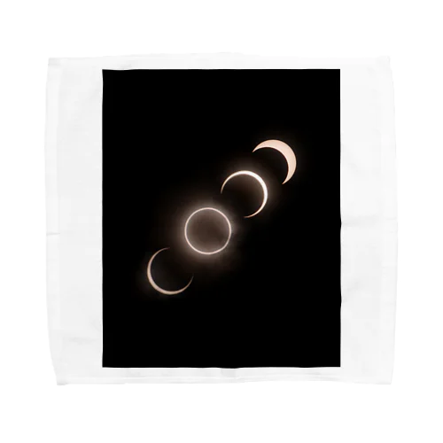 金環日食 - Annular Solar Eclipse - Towel Handkerchief