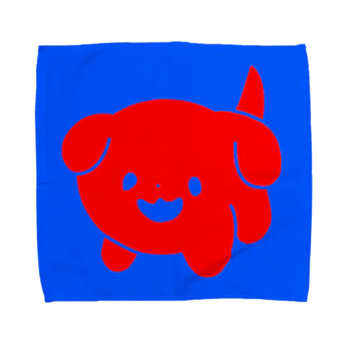赤わんこ Towel Handkerchief