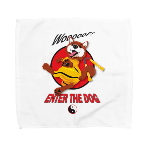 Enter the Dog- Dog Kung Fu! Towel Handkerchief