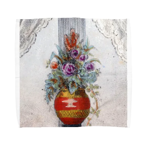 flower arrangement　 Towel Handkerchief