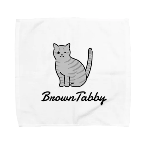 BrownTabby Towel Handkerchief