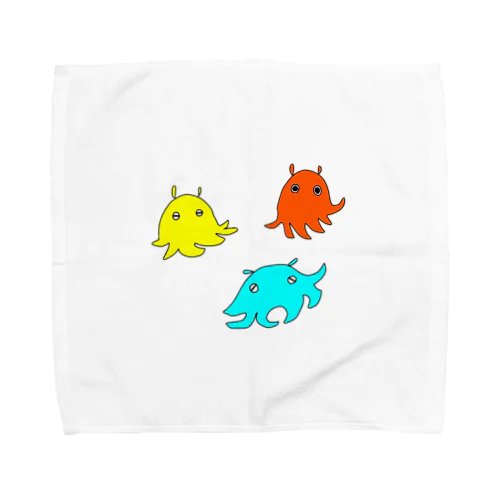 メンダコ3兄弟 Towel Handkerchief