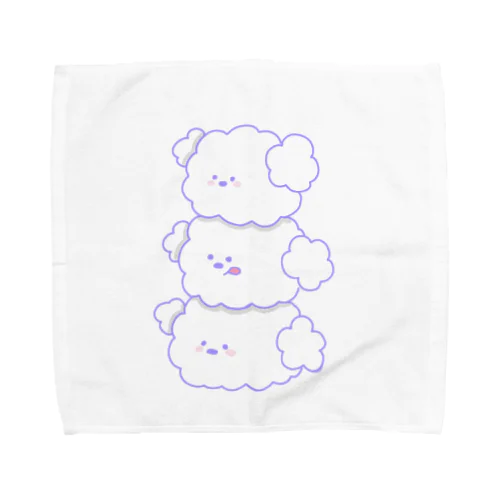 ふわふわ三つ子ちゃん Towel Handkerchief