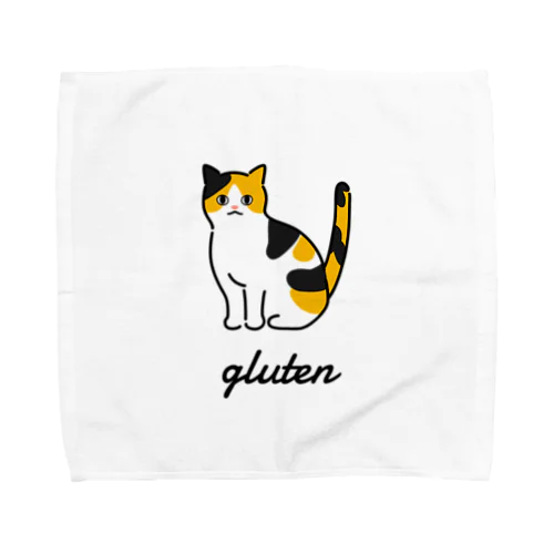 gluten タオルハンカチ