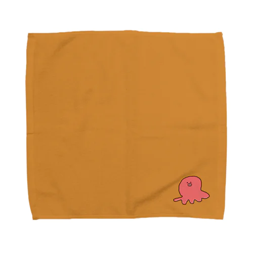 たこハンカチ（キャメル） Towel Handkerchief