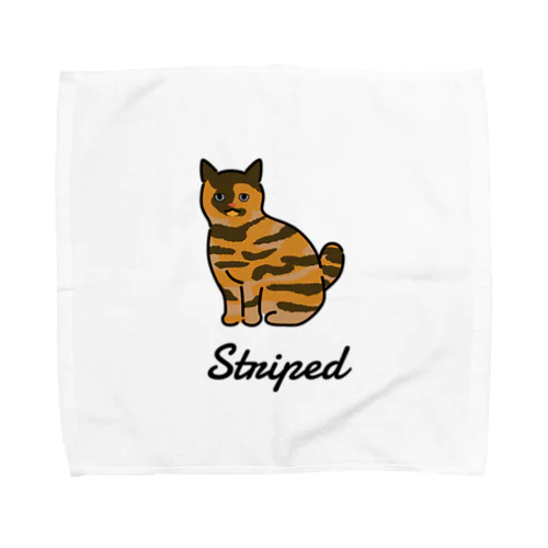 Striped Towel Handkerchief