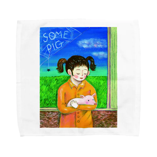 SOME PIG「シャーロットの贈り物」 Towel Handkerchief