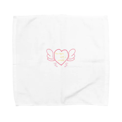 ハートの羽 Towel Handkerchief