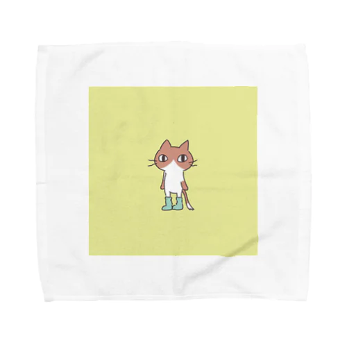 ハチワレ赤猫 Towel Handkerchief