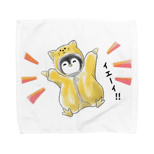 #ネコになりたいペンギン Towel Handkerchief