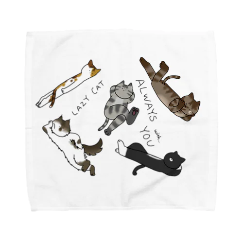 Lazy cats Towel Handkerchief