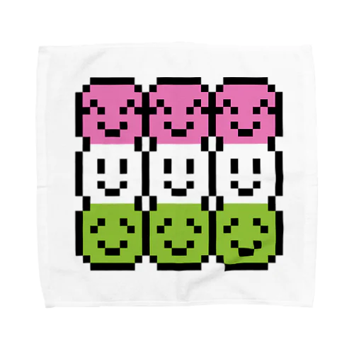 三色団子×3 ドット絵 Towel Handkerchief