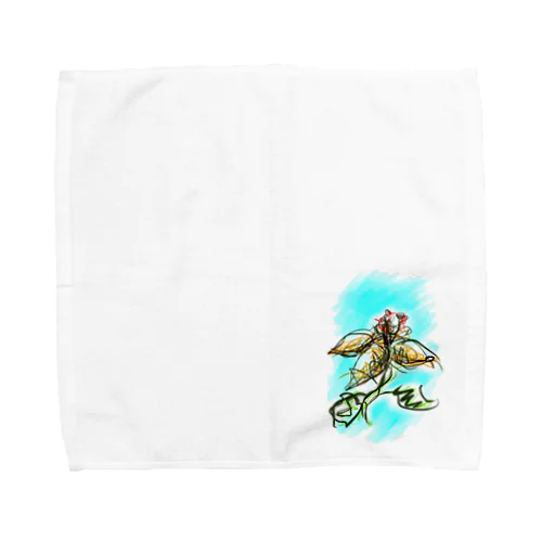 87が咲いた Towel Handkerchief