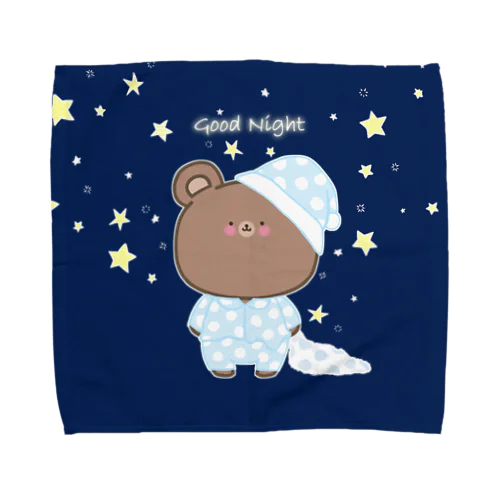 おやすみくまくん Towel Handkerchief