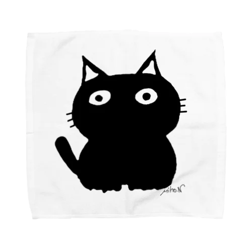 くろにゃん Towel Handkerchief