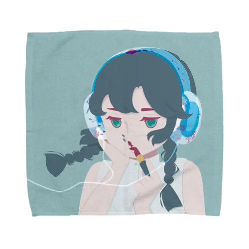 アクアリウムヘッドホン Towel Handkerchief