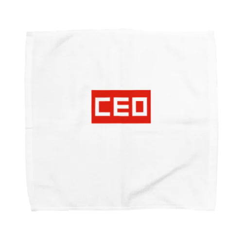 ドットCEO(白)Tシャツ・グッズシリーズ タオルハンカチ