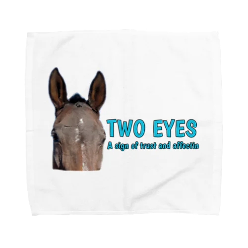 ミントしゃんのTWO EYES Towel Handkerchief