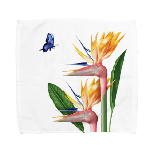 極楽鳥花 Towel Handkerchief