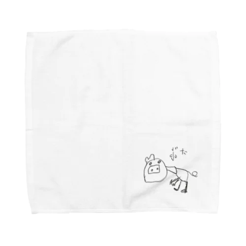 4さいのぶたさん Towel Handkerchief