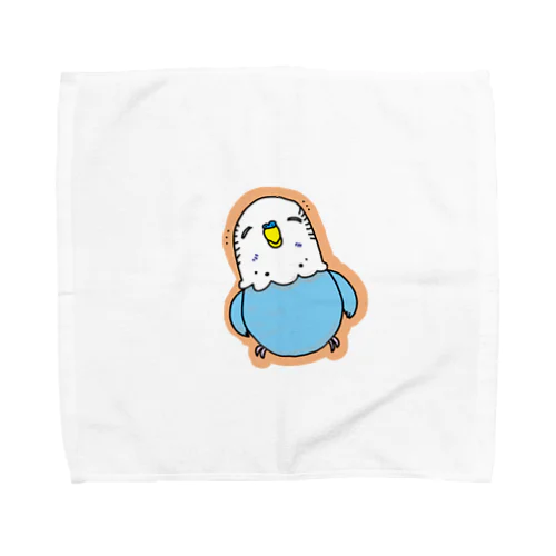 セキセイインコのアルとテン Towel Handkerchief