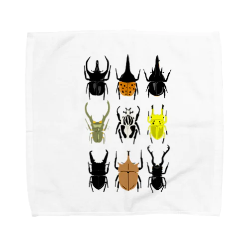 世界のカブトムシクワガタ Towel Handkerchief