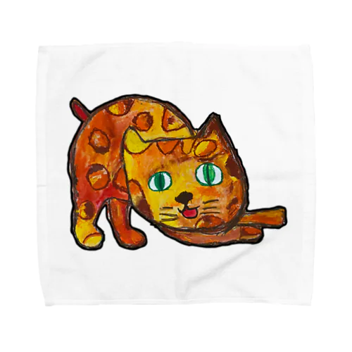 ひなたぼっこタマ Towel Handkerchief