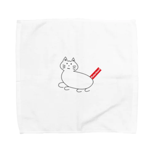 2人ノリたぬねこ Towel Handkerchief